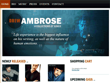 Tablet Screenshot of drewambrose.com